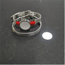 sublimation blank button diy stainless steel bracelets bangles-8MM