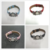 sublimation blank  diy leather bracelets bangles-10MM