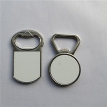 sublimation blank metal fridge magnet bottle opener