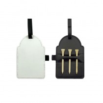 sublimation leather golf tee bag tags 