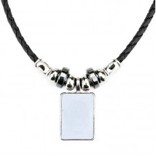 sublimation rope necklace pendant