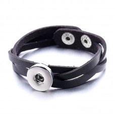 sublimation button rope bracelet leather bracelet bbrs042