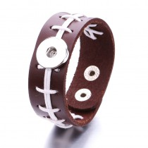 sublimation button rope bracelet leather bracelet bbrs048