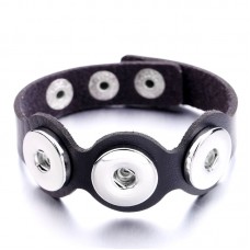 sublimation button rope bracelet leather bracelet