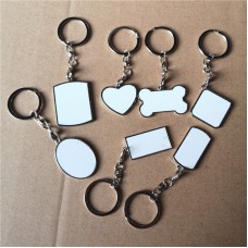 sublimation dog keychains key ring 