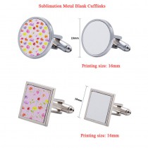 sublimation blank cufflinks