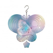 sublimation blank christmas aluminum wind ornaments-butterfly 250MM