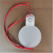 80MM sublimation blank light round acrylic christmas ornaments