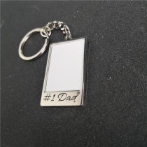 sublimation dad mom keychains