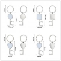 sublimation blank  metal keychains