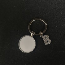 sublimation blank wing keychains key ring -001letter